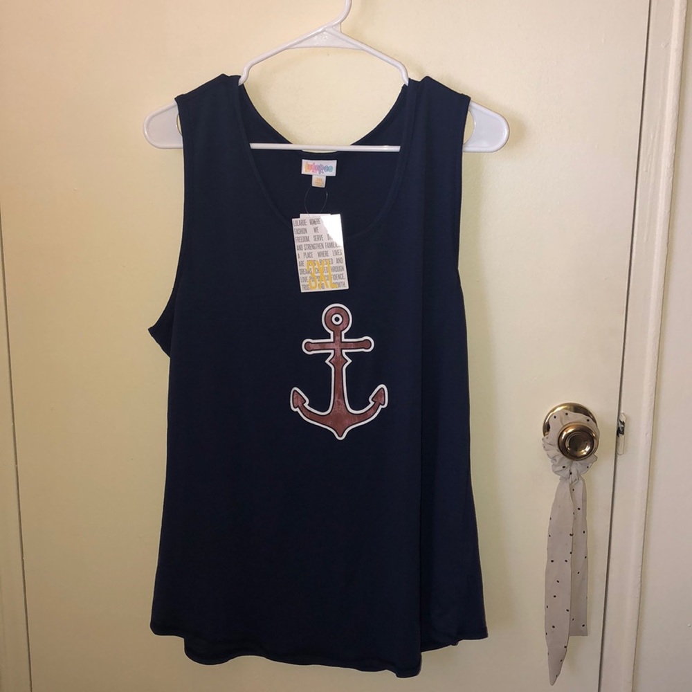 Lularoe anchor tank top